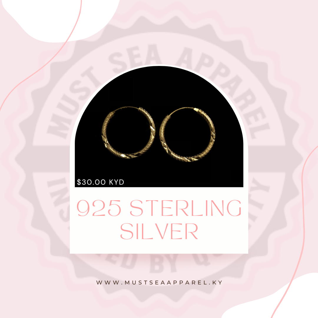 925 STERLING SILVER EARRINGS - GOLD PLATED