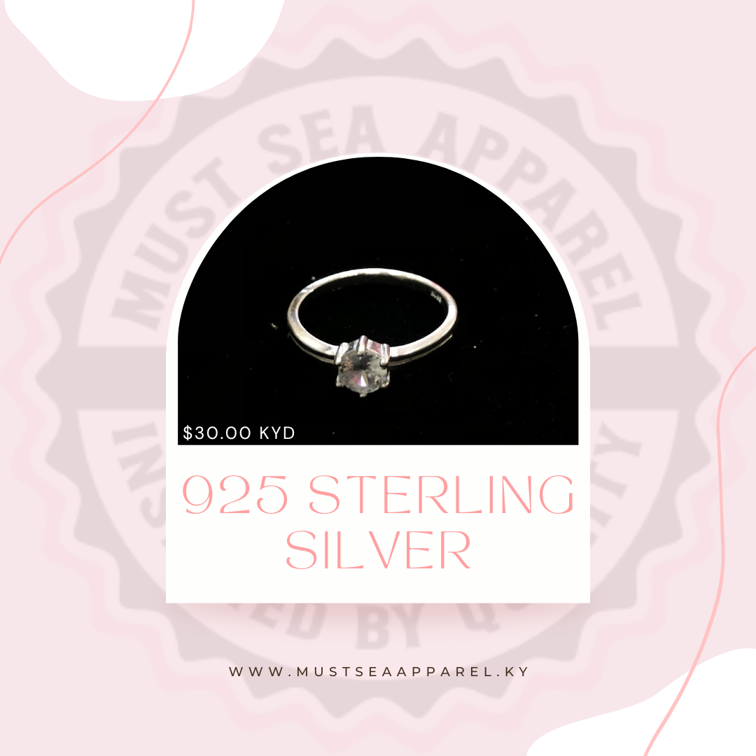 925 STERLING SILVER RING SIZE 8