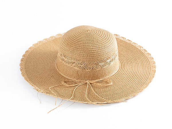 WOMEN'S HATS BOHO WOVEN STRAW HAT