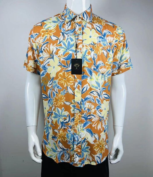 Men's Short Sleeves shirt - Florals