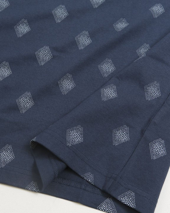 Geo Diamond Polo - SAILOR BLUE