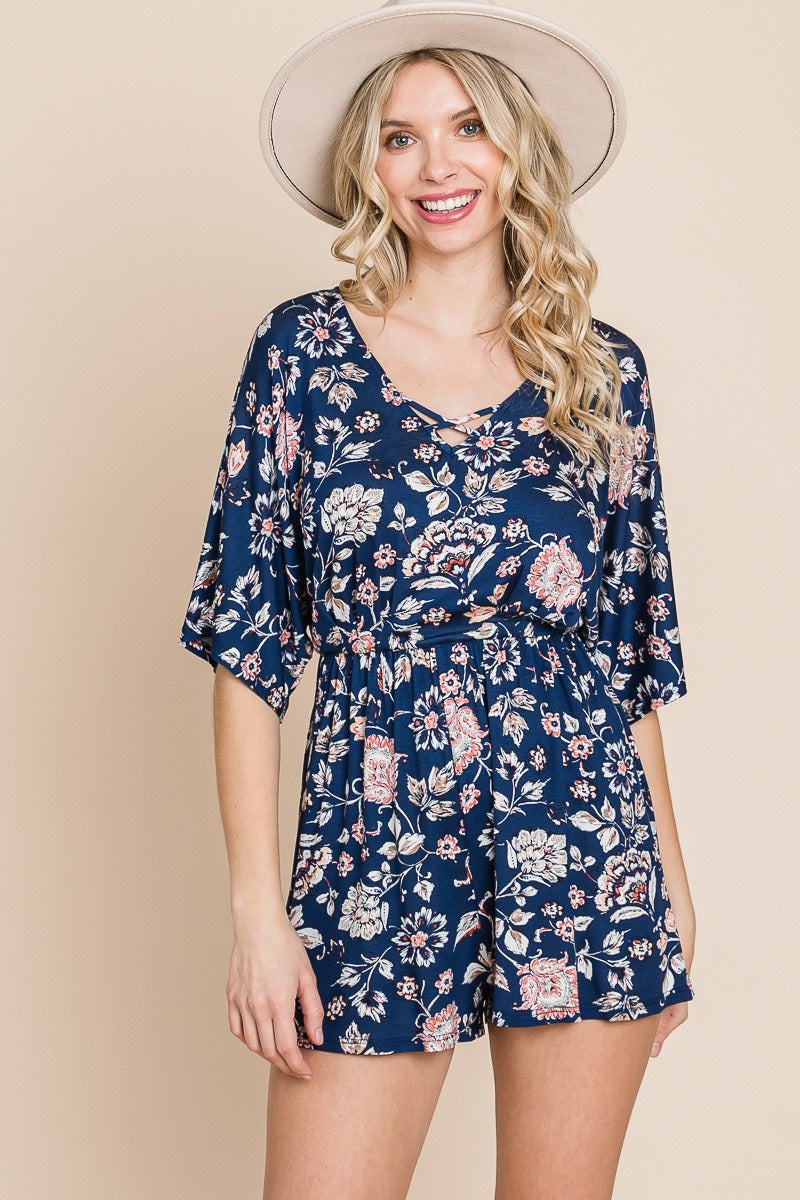 Romper Blue Medium